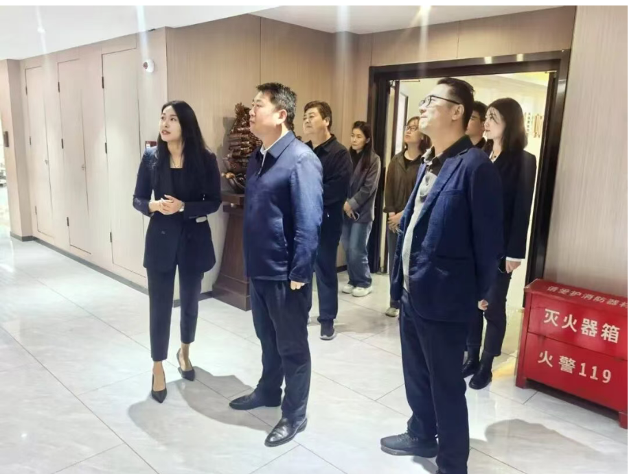 秦都区委统战部部长刘虎一行莅临我所调研新的社会阶层人士实践创新基地建设工作